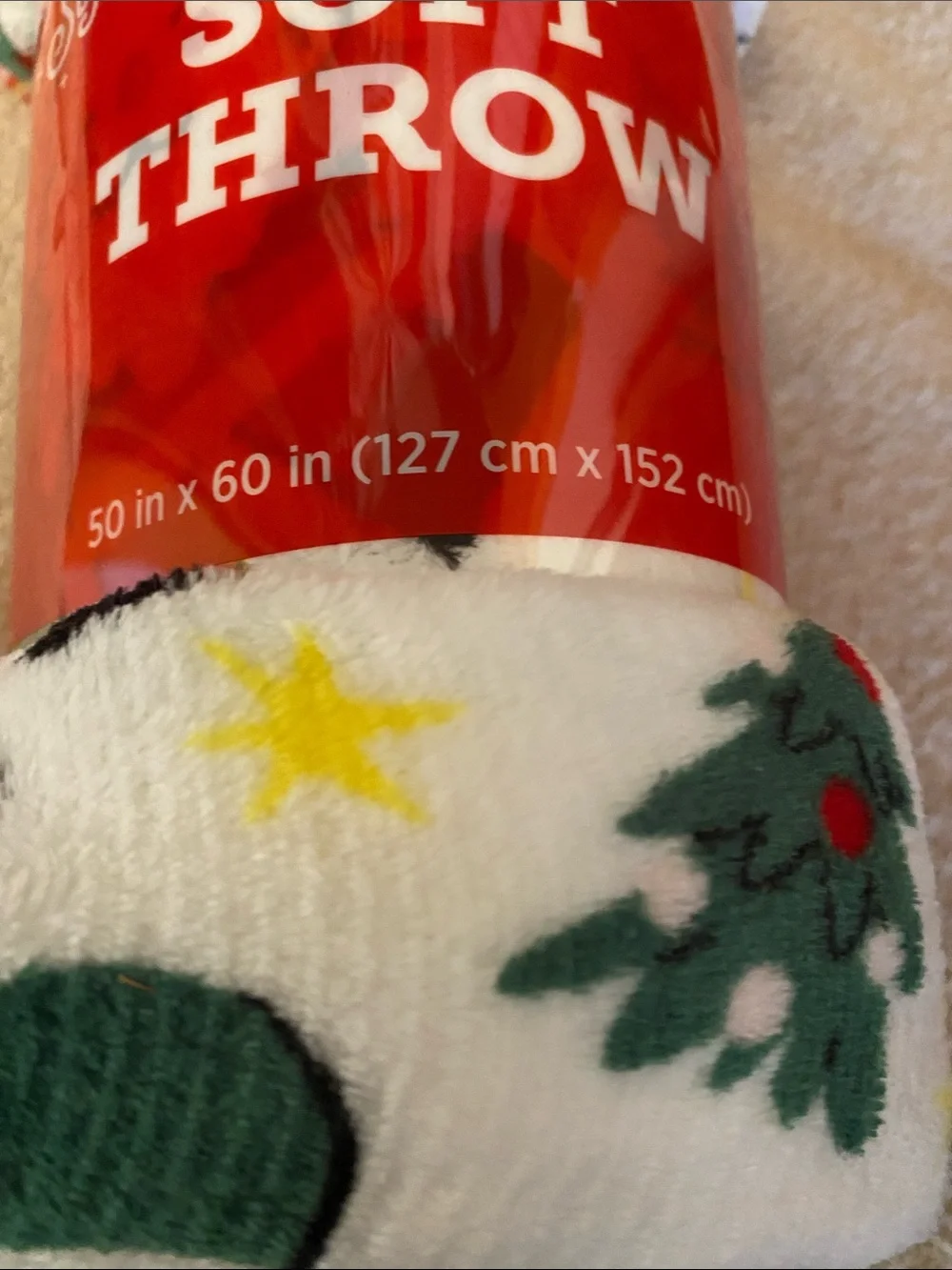 Holiday throw